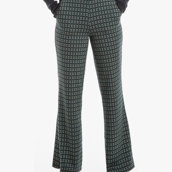 Women's Printed Ponte Bootleg Pant - Picture 1 of 10